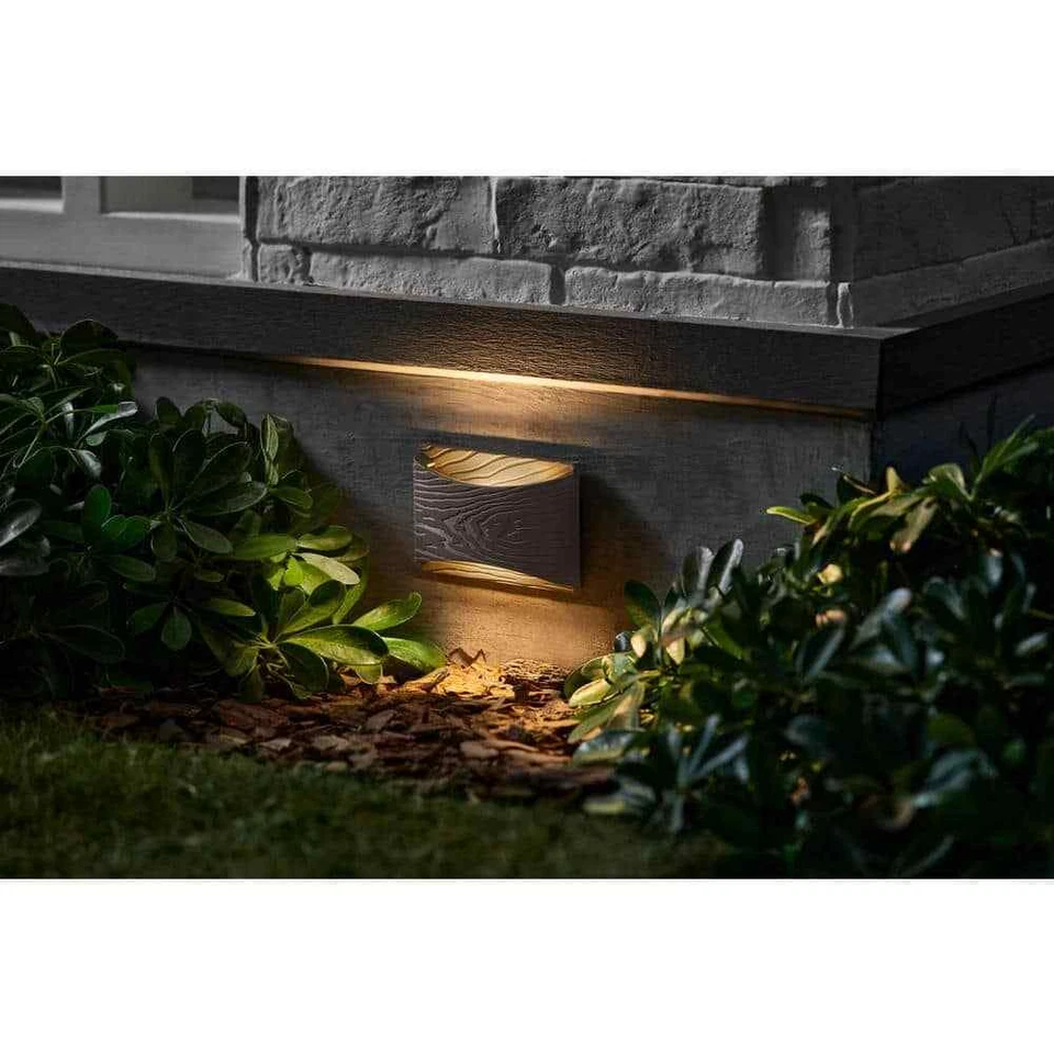 Hampton Bay 5-Watt Equivalent 50 Lumens Low Voltage Rocky Harbor Rustic Gray - Imagem 3 de 4