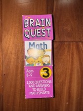 Brain Quest 3rd Grade Math Q A Cards: 1000 Questions and Answers to Challeng...