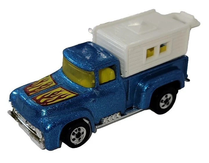 Remolque de cola alta Hot Wheels Vintage Extras '56 No. Cámper 4341 azul BW 1983 - como nueva Foto 2 de 4