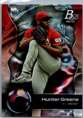 2023 Bowman Platinum Ice Refractor - #94 Hunter Greene Cincinnati Reds