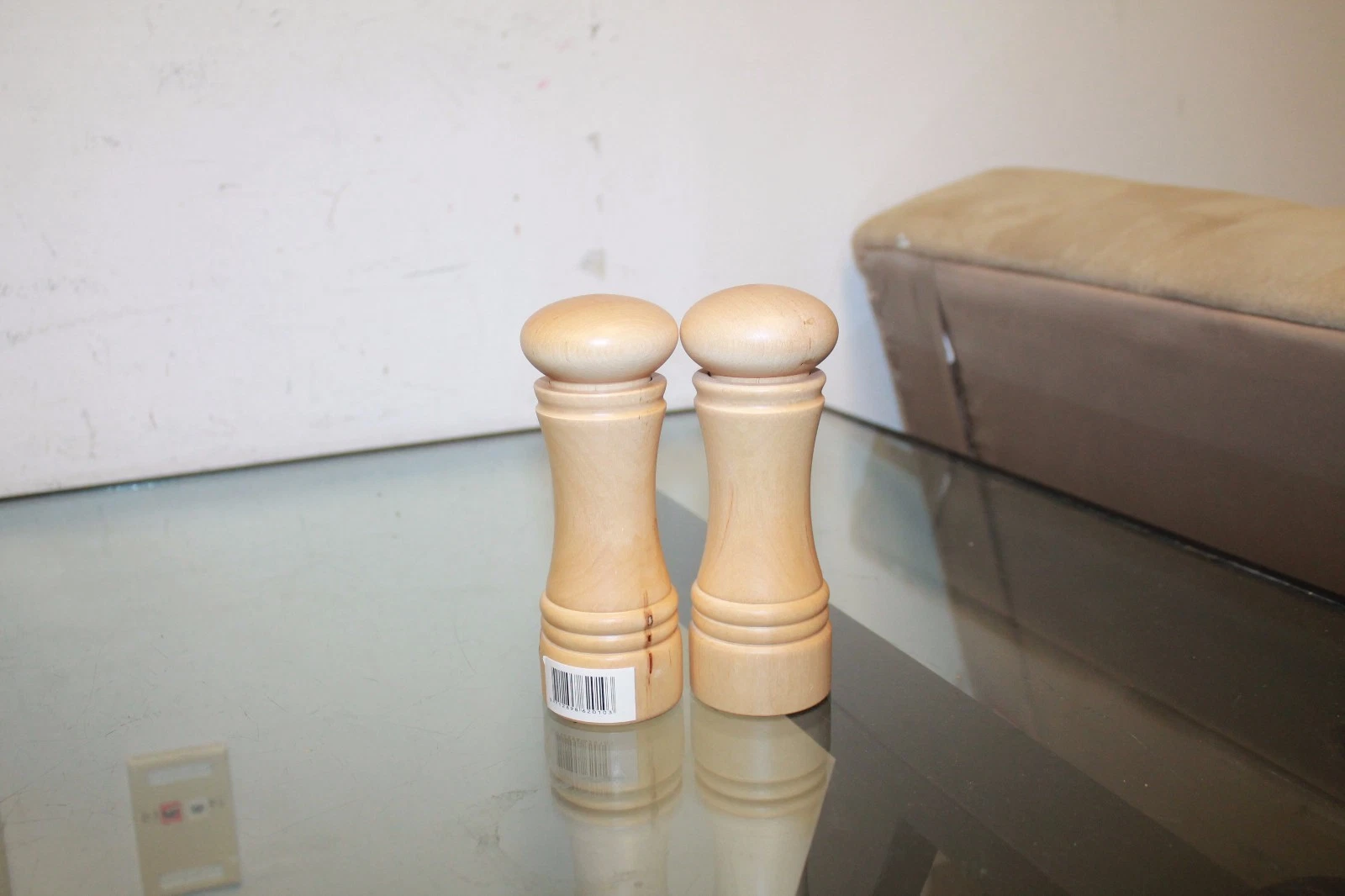 Lot Of 2 Crush Grind Ideas Berlin Denmark Grinder Salt Pepper Wooden Beige