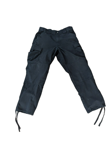 5.11 Tactical Men's Ripstop Cargo Pants Black Size 35.5 X 39 Hunting Fishing - Picture 2 of 5