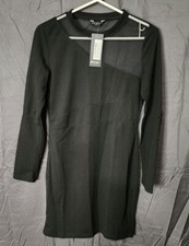 Lana Mesh Insert Bodycon Black Club Dress Nasty Gal Jeuvre US 6