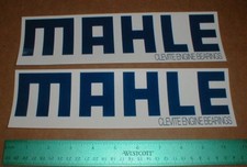 Mahle Clevite Engine Bearings Nos Nascar Drag Racing Decal Stickers Pair 10in