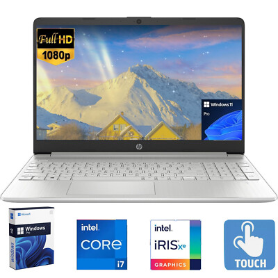   2024 HP Laptop 15.6'' FHD Touch, Intel i7-1255U,32GB RAM & 2TB, Win11Pro US