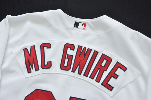 Mark McGwire St. Louis Cardinals Rawlings Jersey Authentic White Sewn Men 44 L - Picture 6 of 16