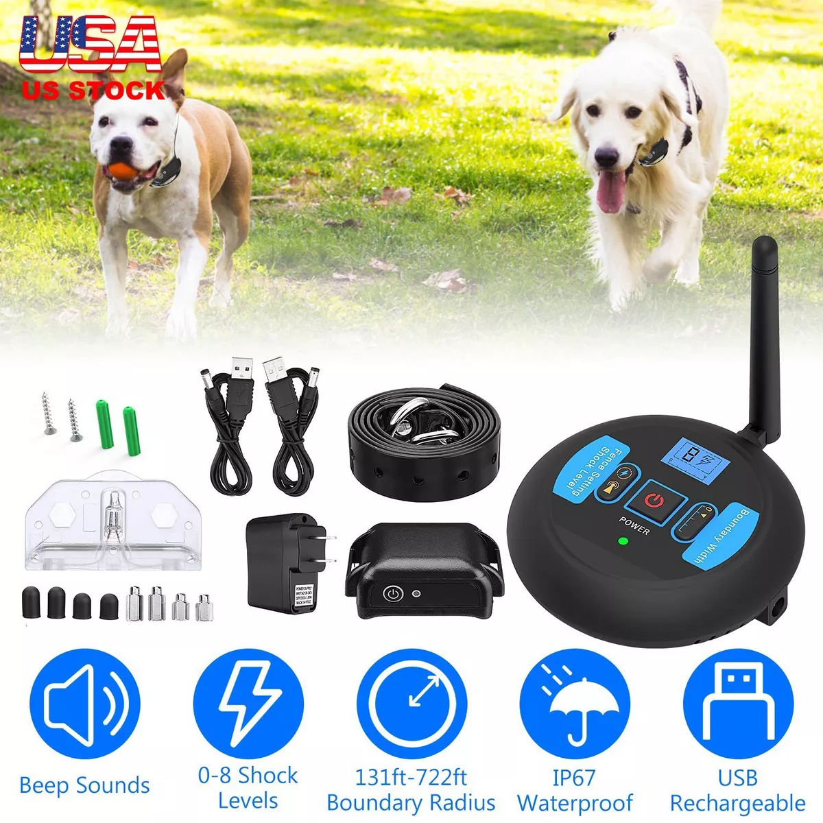 2 dog top shock collar system