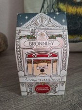Bronnley Soap - FINE ENGLISH SOAP 2 bars x 3.5oz  SPICED APPLE & CINNAMON New