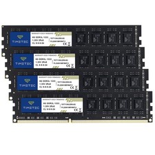 32GB KIT 4x8GB DDR3 / DDR3L 1333MHz PC3-10600 Non-ECC Unbuffered 1.5V / 1.35...