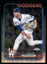 2024 Topps Chrome Update #USC19 Daniel Hudson Los Angeles Dodgers 57260