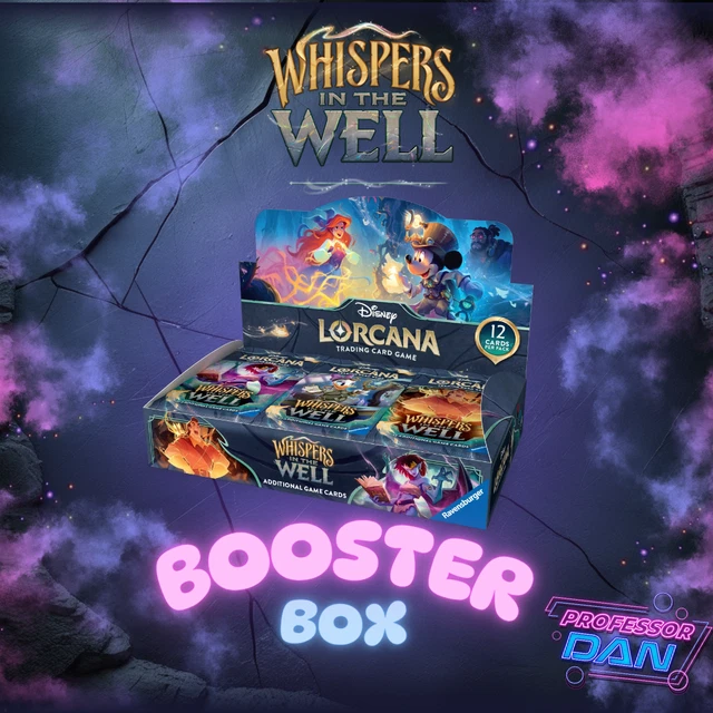 Disney Lorcana - Whispers in the Well - Booster Box - Sealed PRESALE