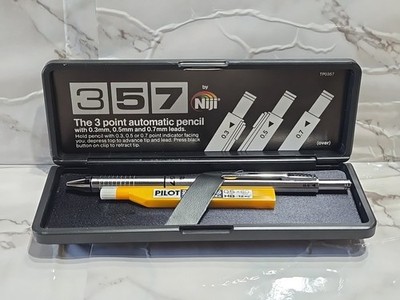 Niji 357 .3 .5 .7 Triple Mechanical Pencil Vintage Sales Sample W