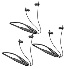 CXPSUE Neckband Bluetooth Headset 3-Pack Set 60-Hour Endurance ENC Noise...