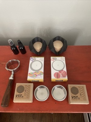 58mm Bottomless Portafilter, VST Baskets, Filter Punches , Holders, Misters