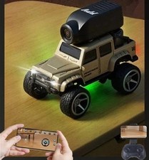 Rc 164 Mini Rc Car Remote Contorl 720p Wifi App Fpv Camera Racing Stunt Led Toy