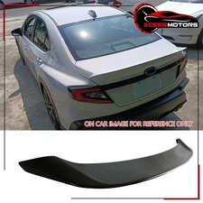 Fits 22-25 Subaru WRX VB 5th DTO Style Rear Trunk Spoiler Wing ABS Gloss Black