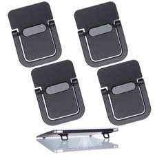 MBAIYO 4PCS Portable Keyboard Riser Self Adhesive Laptop Stand Black