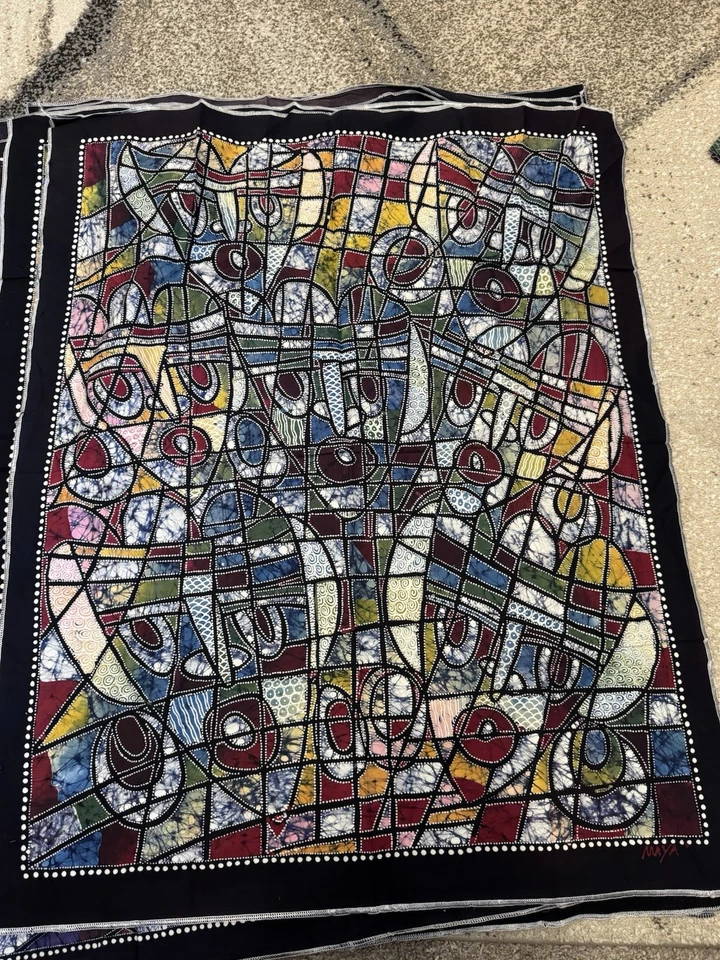 Batik Painting Artwork Wall Hanging Original Work - Image 2 of 4