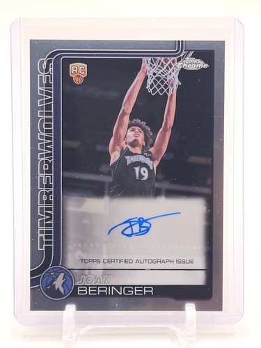 JOAN BERINGER 2025-26 TOPPS CHROME UPDATES ROOKIE RC AUTO #TCA-JOB Q3701