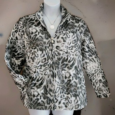 Alfred Dunner Women's Size 16, Leopard, Cheetah, Light Jacket NICE!!!