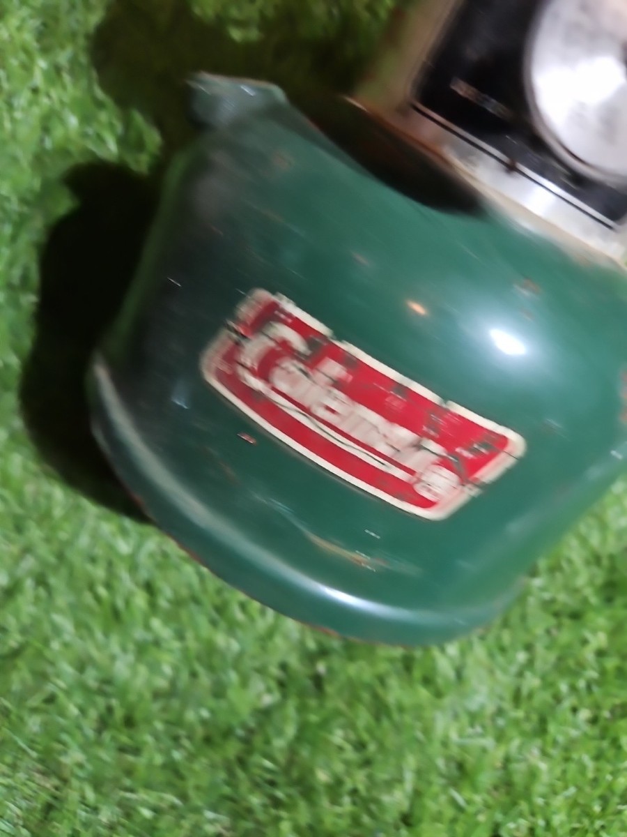 Vintage Coleman Lantern Model 220k Green 14