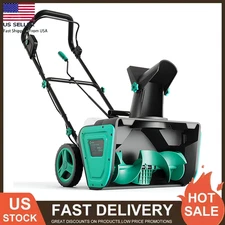 20V LED Cordless Snow Shovel Battery Snow Blower w/4.0Ah Battery & Charger 20"