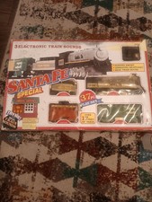 Santa Fe Special Scientific Toys 37 Piece Train Set 1990 EUC Complete