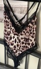 NWT  Cotton/Polyester Low-Cut Animal Print Teddie / Bodysuit, size XL  — photo 1