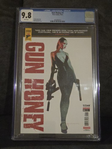 Gun Honey #1 CGC 9.8 1st App of Joanna Tan Cover A Titan Comics 2021 Low Pop