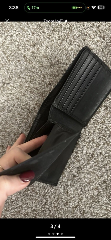 Cartera de cuero Calvin Klein Foto 3 de 4