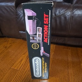 RARE  Nintendo NES Action Set Console Complete In Box NES-001 CIB Tested 1989 