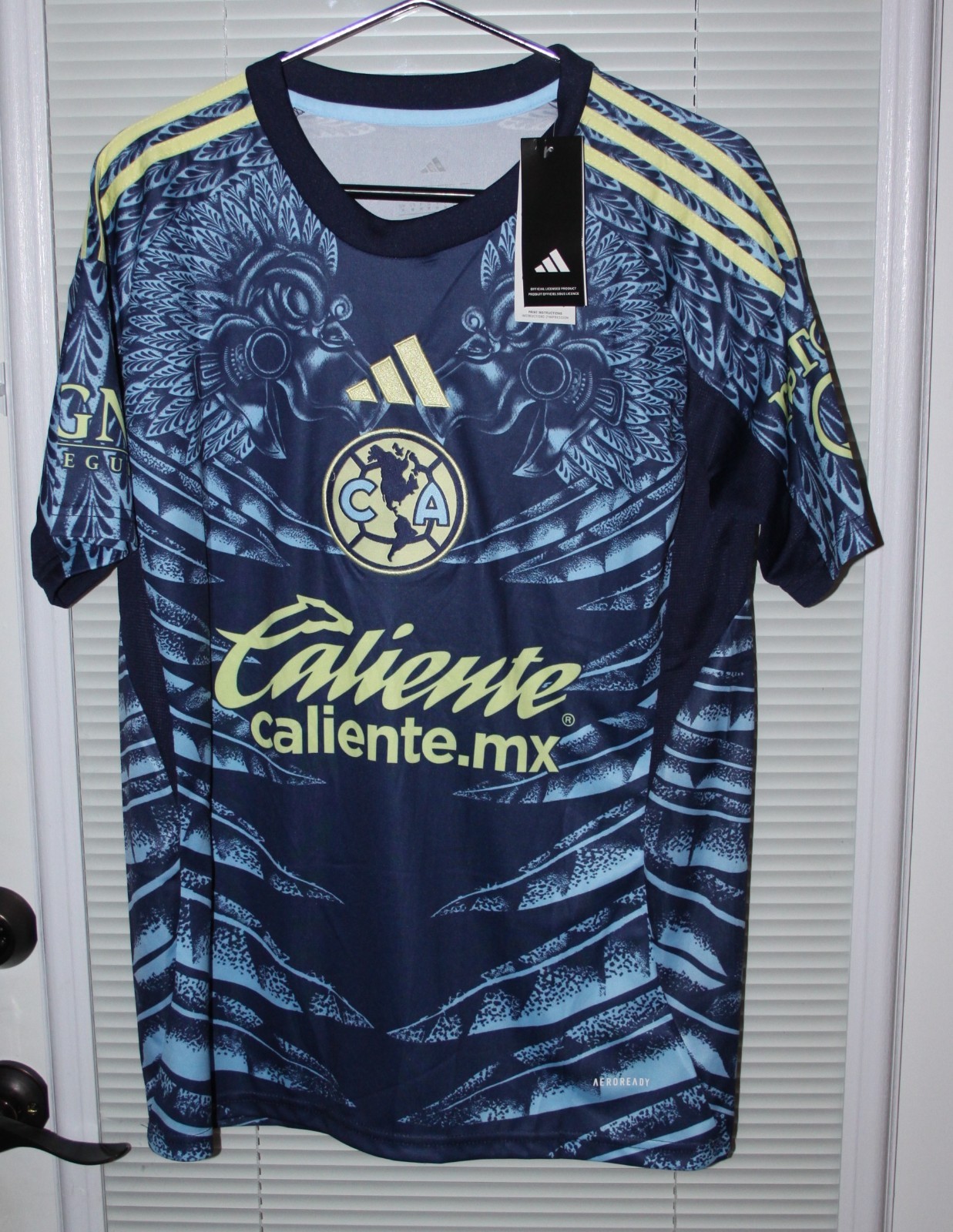 NWT Club America Away Jersey 25/16 Size M J. Campos #17 Adidas