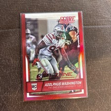 ADOLPHUS WASHINGTON 2016 PANINI SCORE RED ZONE /35 ROOKIE OHIO STATE #393