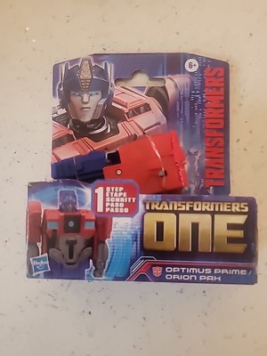Transformers ONE OPTIMUS PRIME ORION PAX 1-Step Cog Changer Action Figure HASBRO