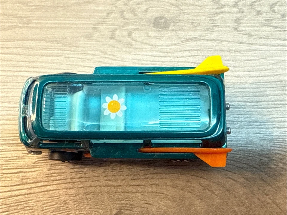 Hot Wheels Redline Beach Bomb Aqua Marine Original Boards w Decals Vintage Toy - image 3 of 4