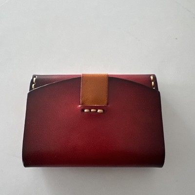 Leather Wallet Handmade Vegetable Leather, Coin  / Card Purse Large Capacity