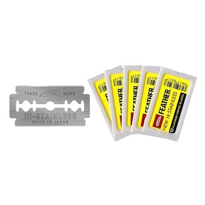 Super Sharp Double Edge Safety Razor Blades - 50 Pack for Close, Smooth Shaves