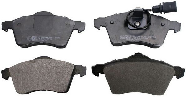 Front DENCKERMANN B110798 Brake Pad Set, disc brake for VW