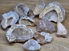 Ágata Picacho de México | LOTE Piedras Ásperas | Druzy Pocket