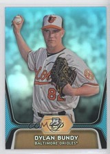 2012 Bowman Platinum National Convention Wrapper Redemption Blue Dylan Bundy 0x1