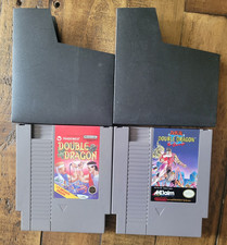 Nes Double Dragon & Double Dragon II. Nintendo Lot. Tested