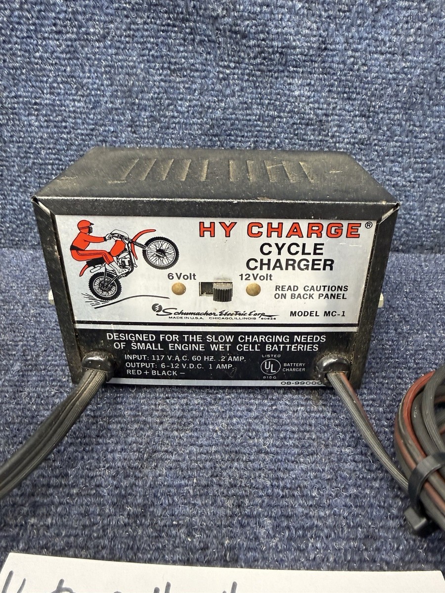 Rare Vintage Woodward Schumacher HY Charge Battery Charger 6-12V