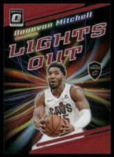 Donovan Mitchell 2023-24 Donruss Optic #9 Lights Out Red 47/99