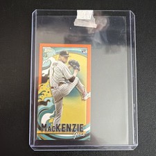 MacKenzie Gore 2022 Topps Rip Baseball Mini Base Rookie Card Orange /60 Rangers