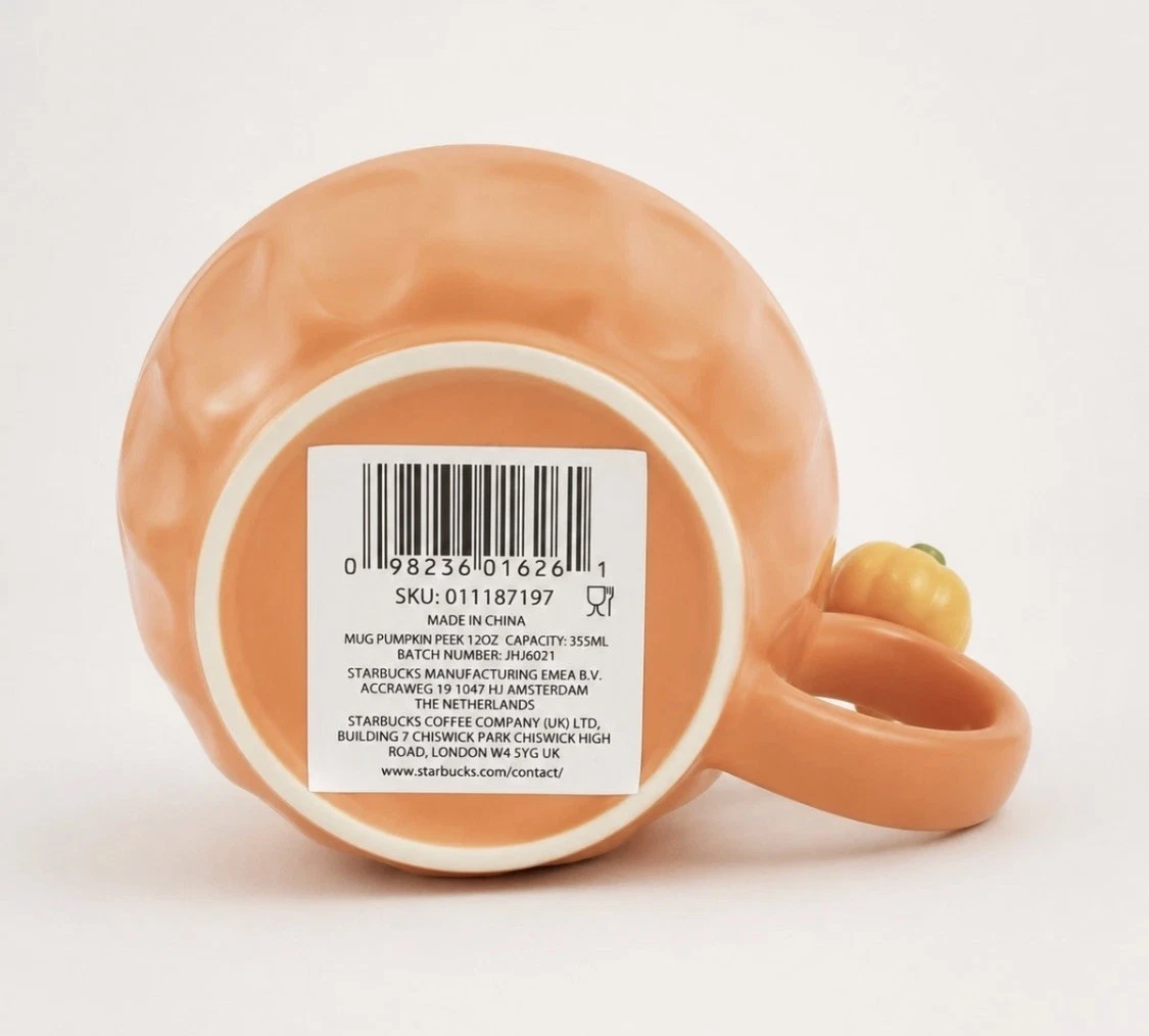 Starbucks Tasse Halloween 🎃 🎃Kürbis am Henkel 2026 NEU 1 Becher gratis