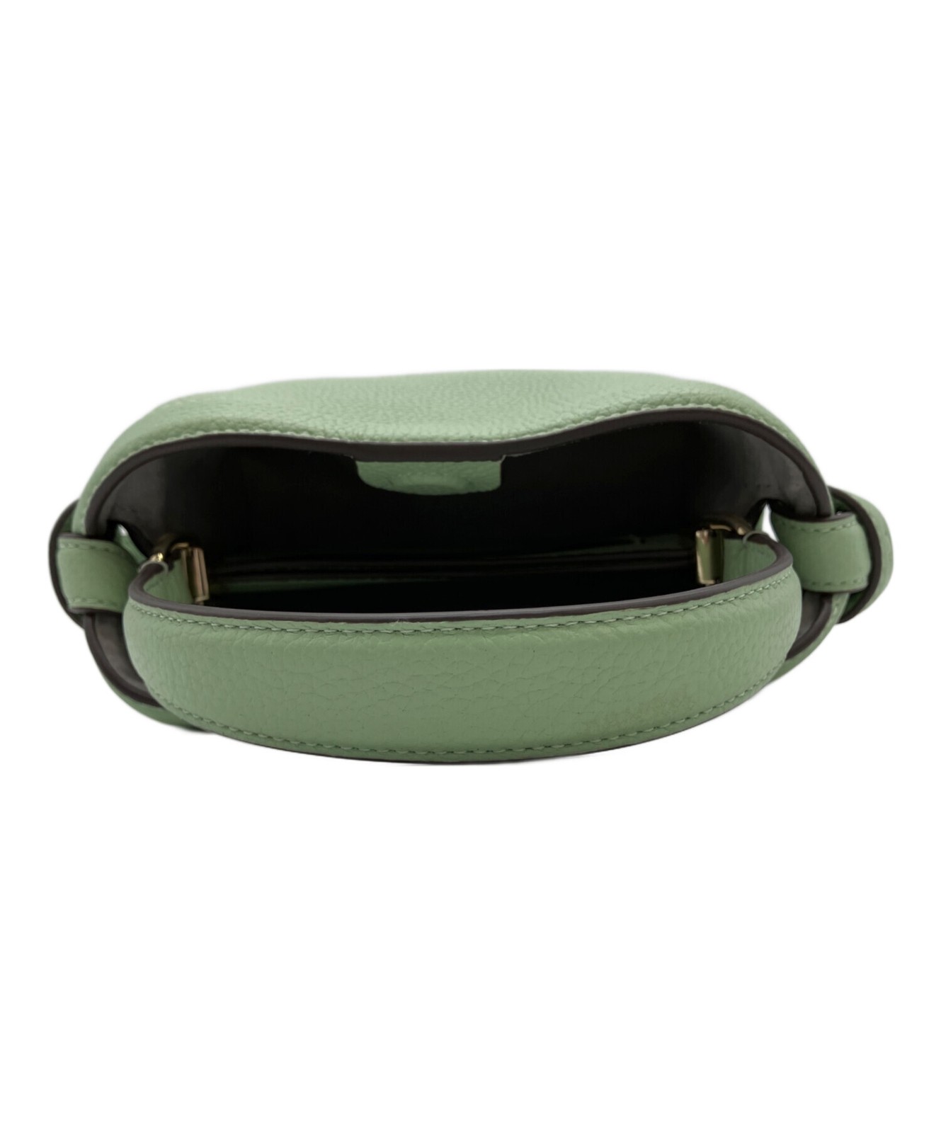 Kate Spade Knot Mini Crossbody Tote Light Green Leather Women Used Authentic thumbnail 8