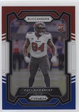 2023 Panini Prizm Rookies Red White & Blue Prizm Calijah Kancey #393 0x1