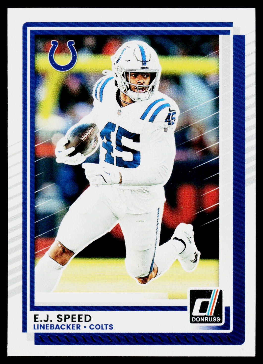 2025 Donruss #284 E.J. Speed Press Proofs Purple Colts