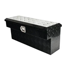 Aluminum 34-Inch Side Mount Tool Box w/ Paddle Latch For Truck Trailer UTV ATV