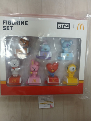 McDonalds x BT21 Figurenset Limited Edition Collector's Box Full Set NEU BTS